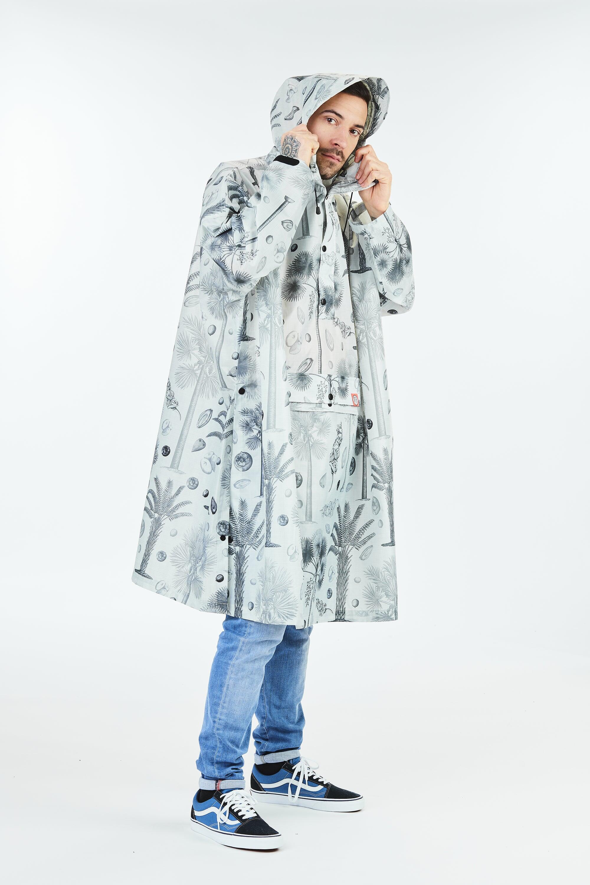 Poncho de lluvia para adulto – Unisex - Botanical 2/3