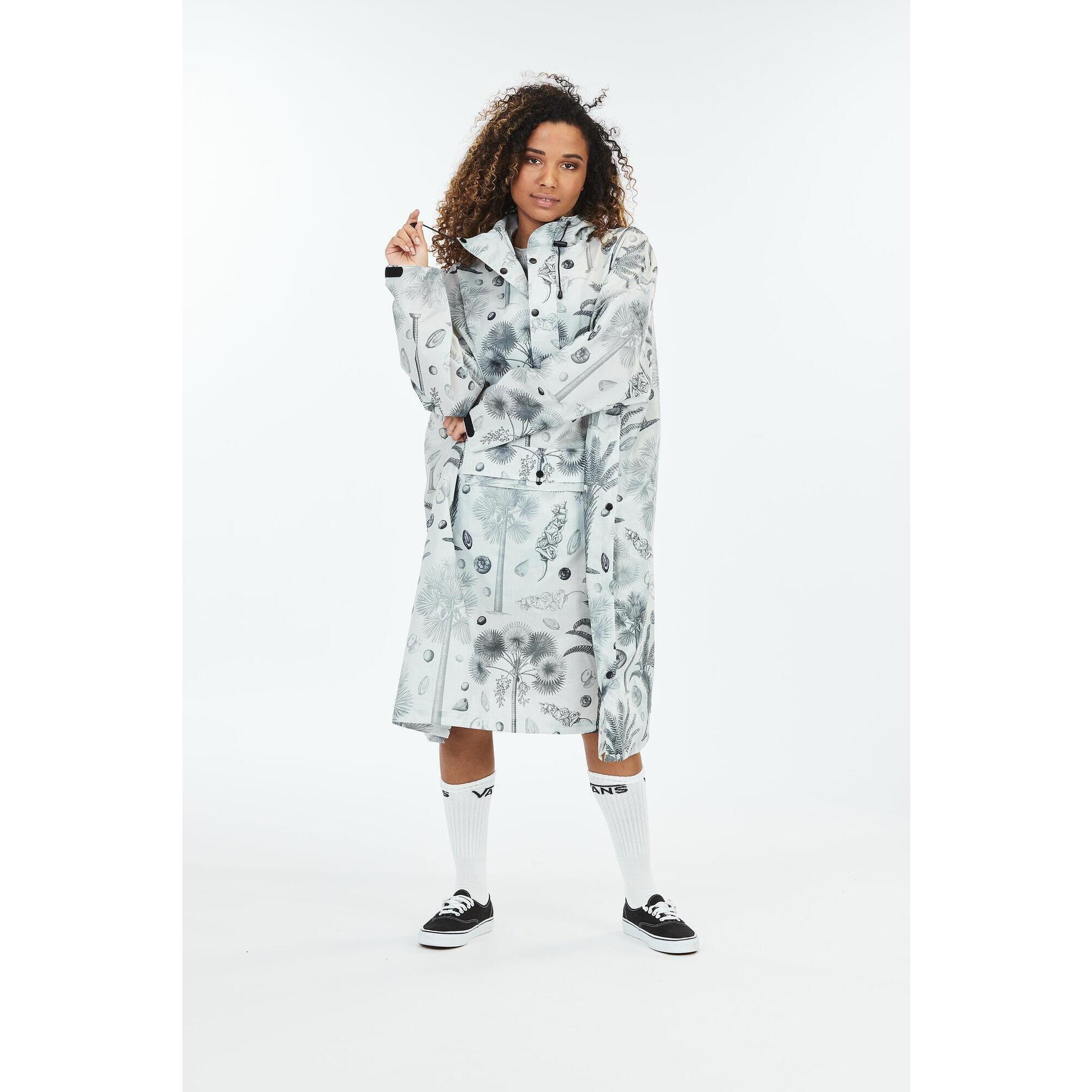 After Essentials - Poncho De Pluie Adulte - Unisexe - Botanical - Coupe-pluie - Gris - No Size - Decathlon