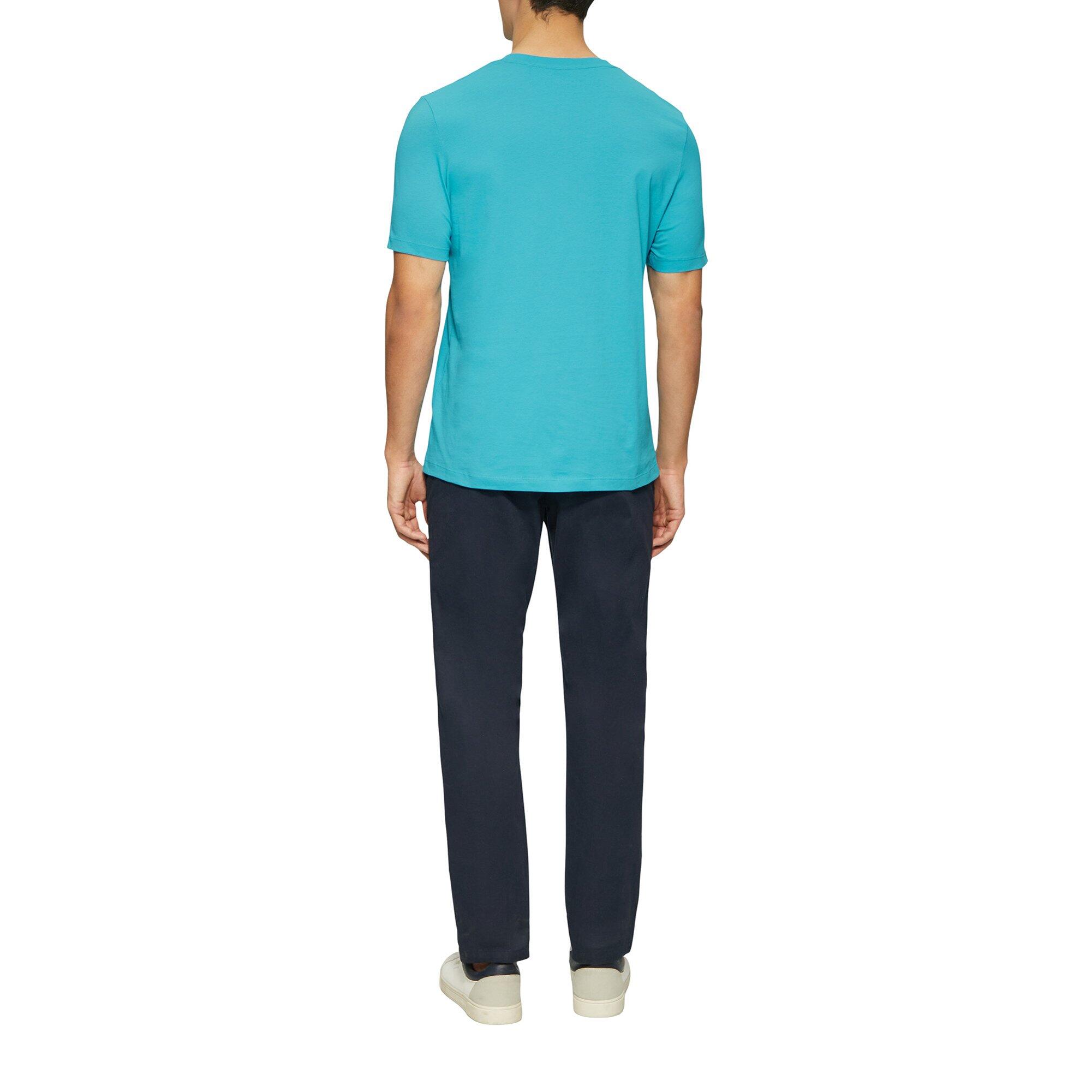 T-Shirt Herren 1er Pack Bequem sitzend-Logo T-Shirt 3/4