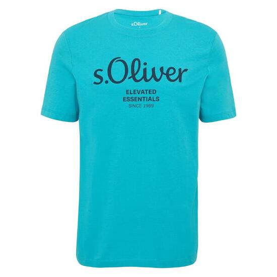 T-Shirt Herren 1er Pack Bequem sitzend-Logo T-Shirt