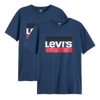 T-Shirt Herren 2er Pack Bequem sitzend-Sportswear Logo Graphic Tee