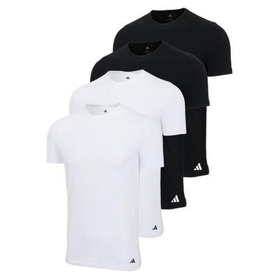 T-Shirt Herren 4er Pack Figurbetont-Crew Neck Shirt Active Flex Cotton 4P