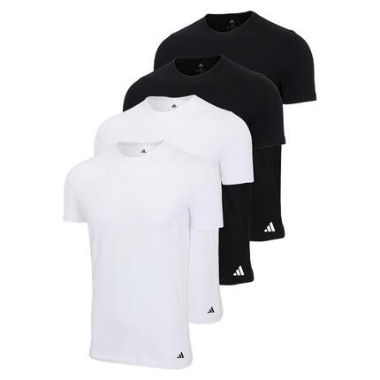 T-Shirt Herren 4er Pack Figurbetont-Crew Neck Shirt Active Flex Cotton 4P