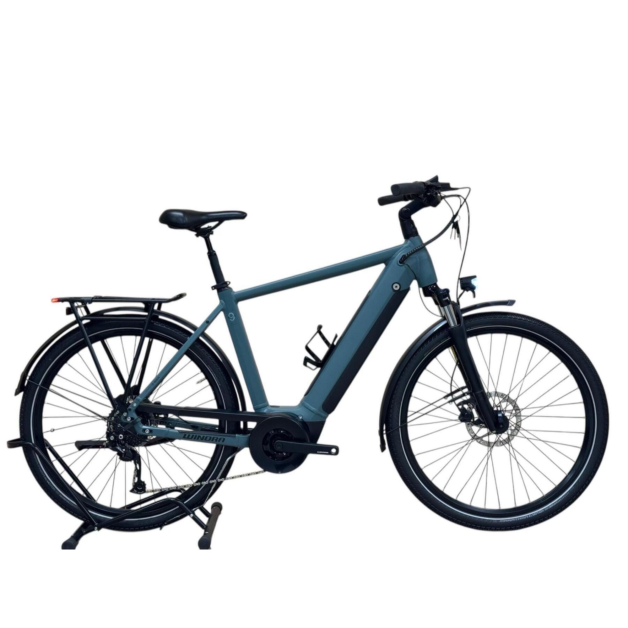 Winora - Reconditionné - Vélo Électrique Winora Sinus 9 Alivio - Comme Neuf - Vélo Ville - Bleu|noir - 52 2xl - Decathlon