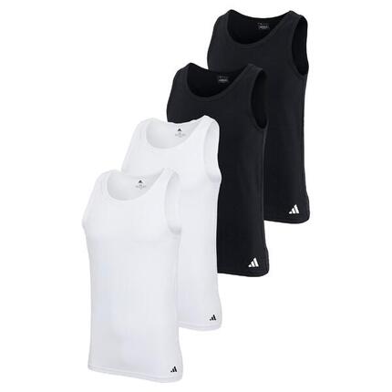 Unterhemd Herren 4er Pack Figurbetont-Tank Top Active Flex Cotton 4PK