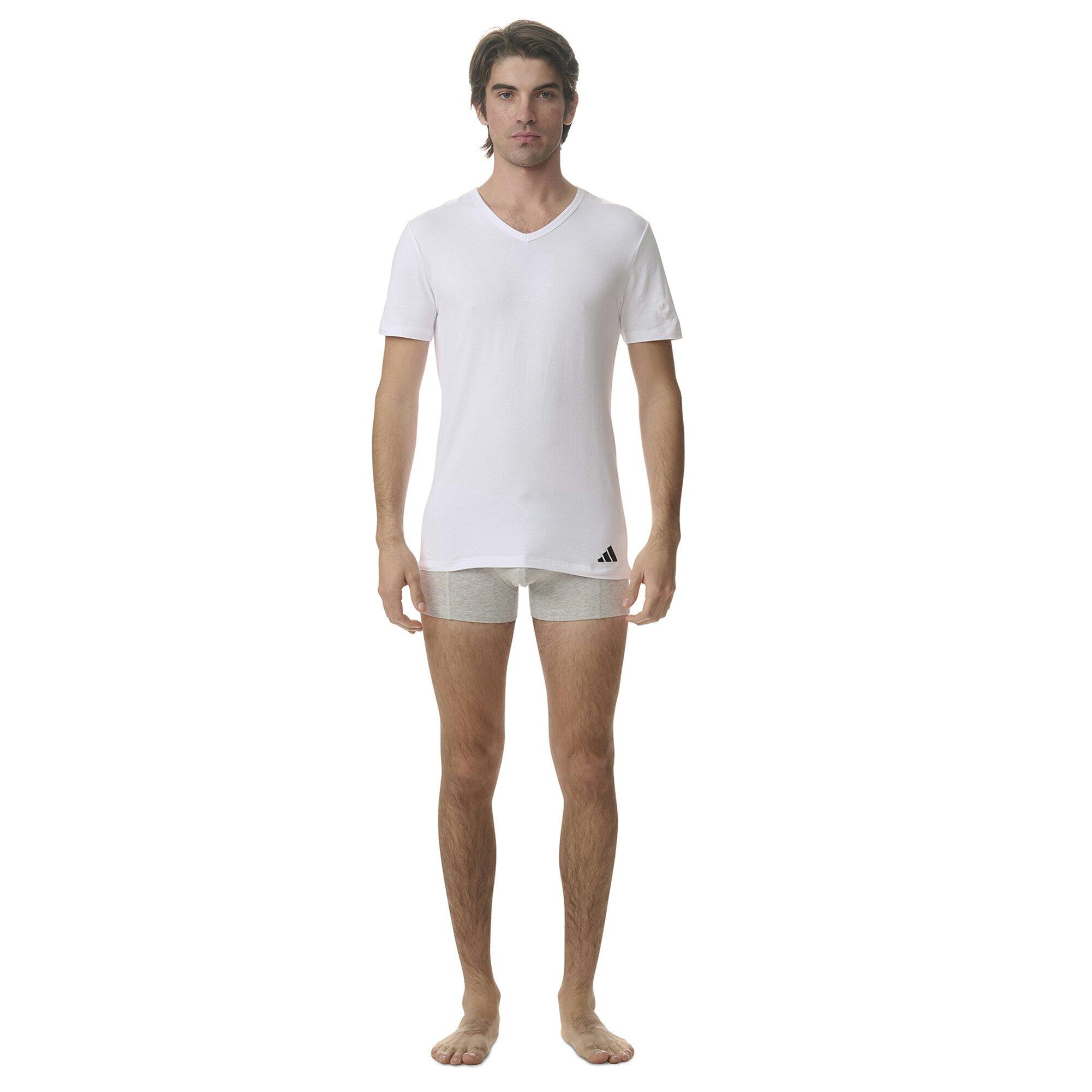 T-Shirt Herren 4er Pack Figurbetont-V-Neck Shirt Active Flex Cotton 4P 2/6
