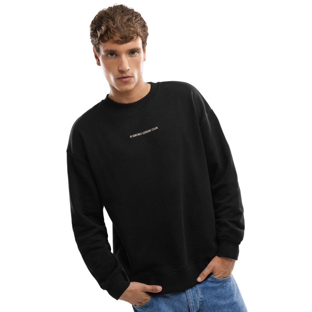 Siroko - Sweat-shirt Coton Bio Homme Lifestyle Relax Black Noir - Sweat-shirt - Noir - Decathlon