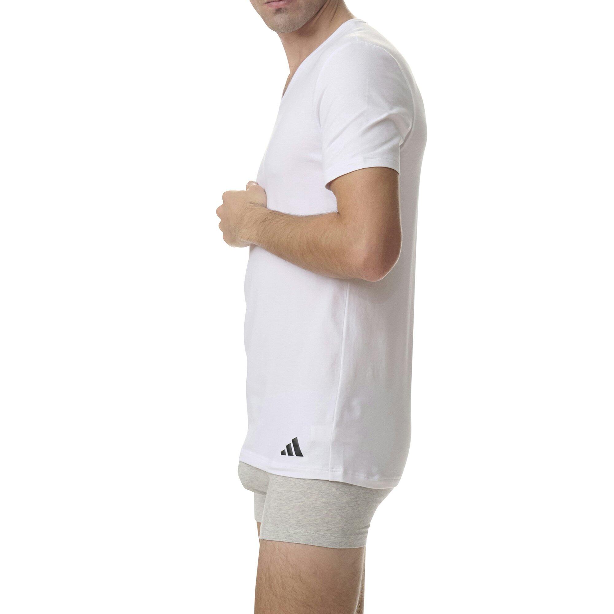 T-Shirt Herren 4er Pack Figurbetont-V-Neck Shirt Active Flex Cotton 4P 6/6
