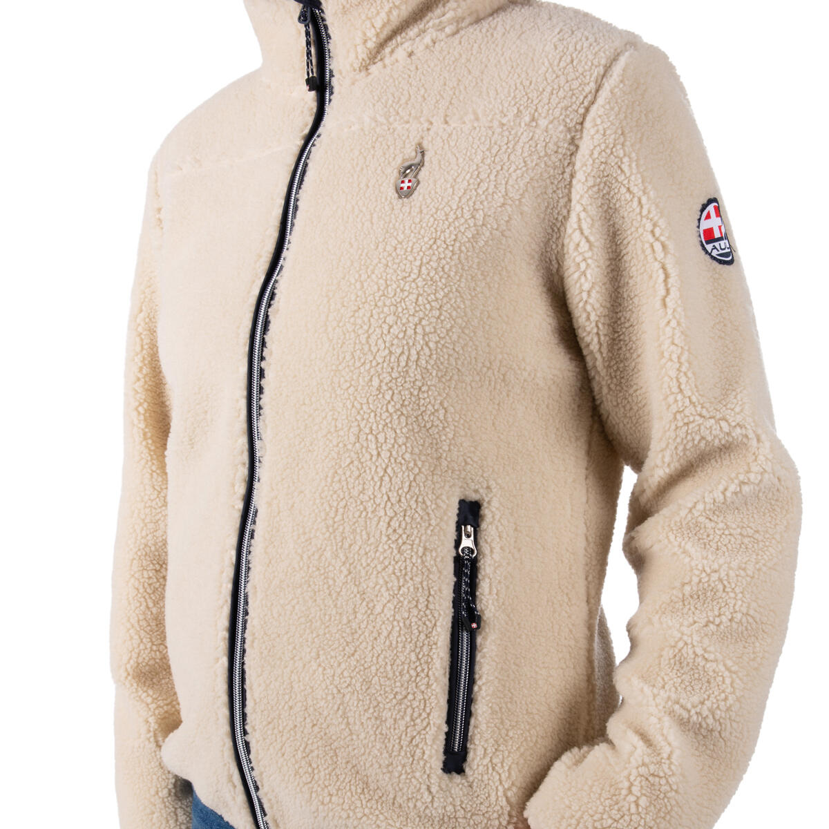 Polaires femme AULP Sarra W Sherpa-Beige-XXL 6/6