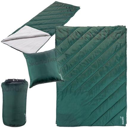 Campingdecke Liva - 4-in-1 Outdoor Decke - Schlafsack - Kissen - wasserdicht