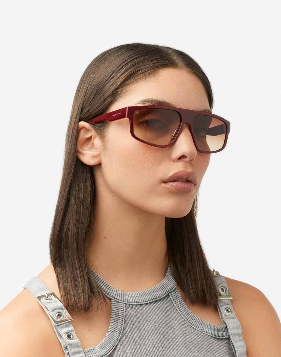 HAWKERS - Lunettes de soleil pour Homme et Femme - ASTRO - MAROON TERRACOTA ECO 5/8