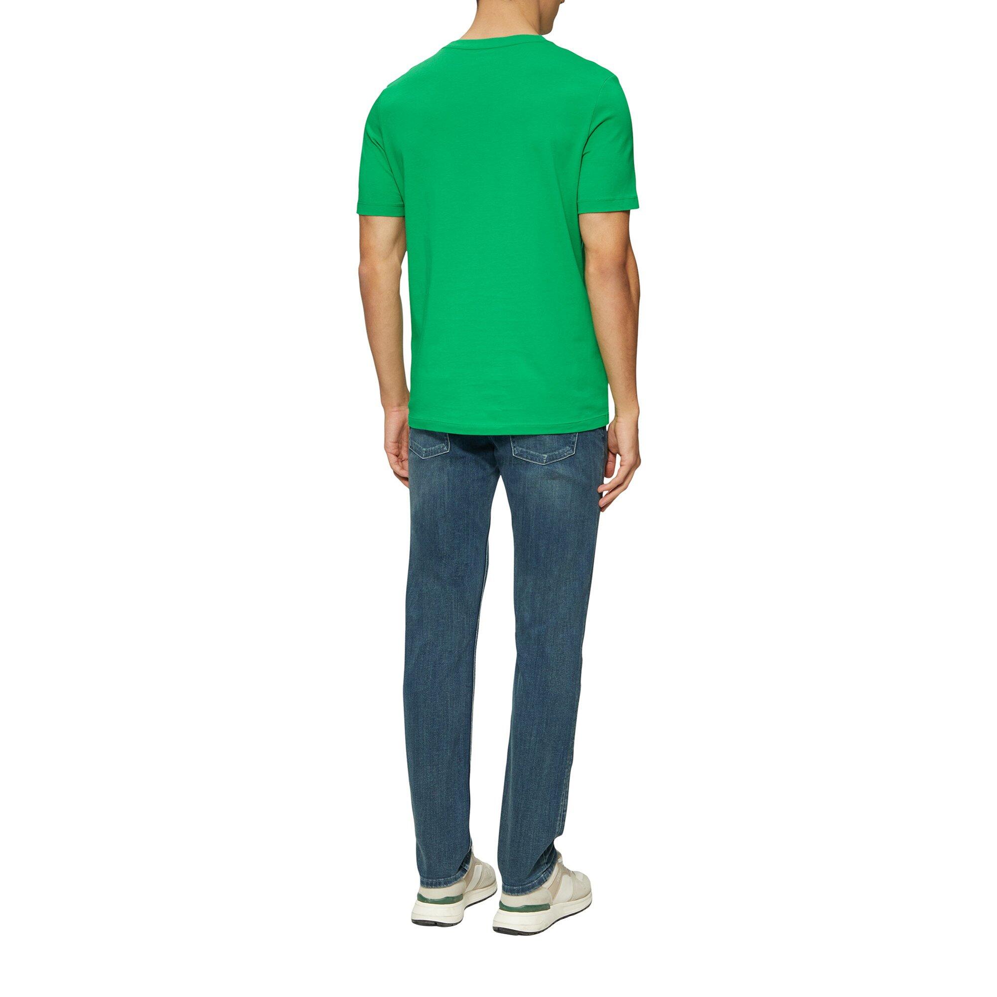 T-Shirt Herren 1er Pack Bequem sitzend-Logo T-Shirt 3/4