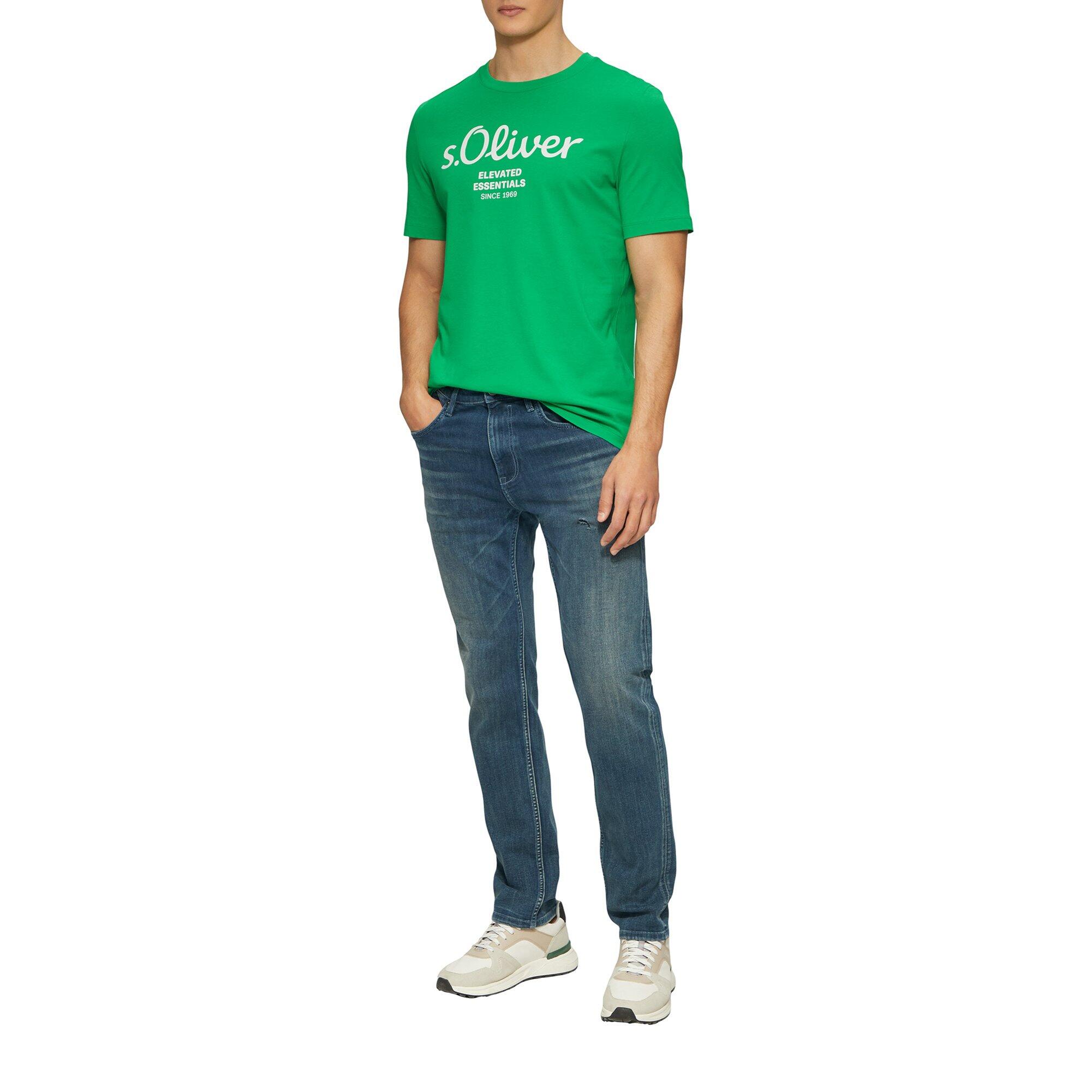 T-Shirt Herren 1er Pack Bequem sitzend-Logo T-Shirt 4/4