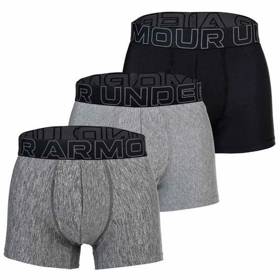Boxershort Herren 3er Pack Figurbetont-UA PERFORMANCE TECH - SOLID 3 IN 3PK