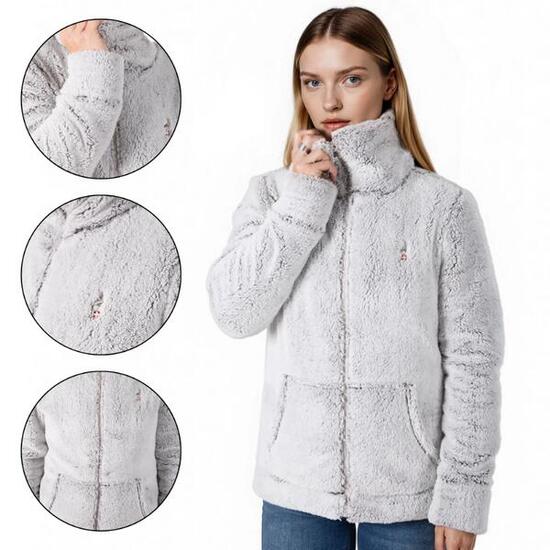 Polar Bluza damska rozpinana AULP NORLIN Ciepła z Wysoką Stójką