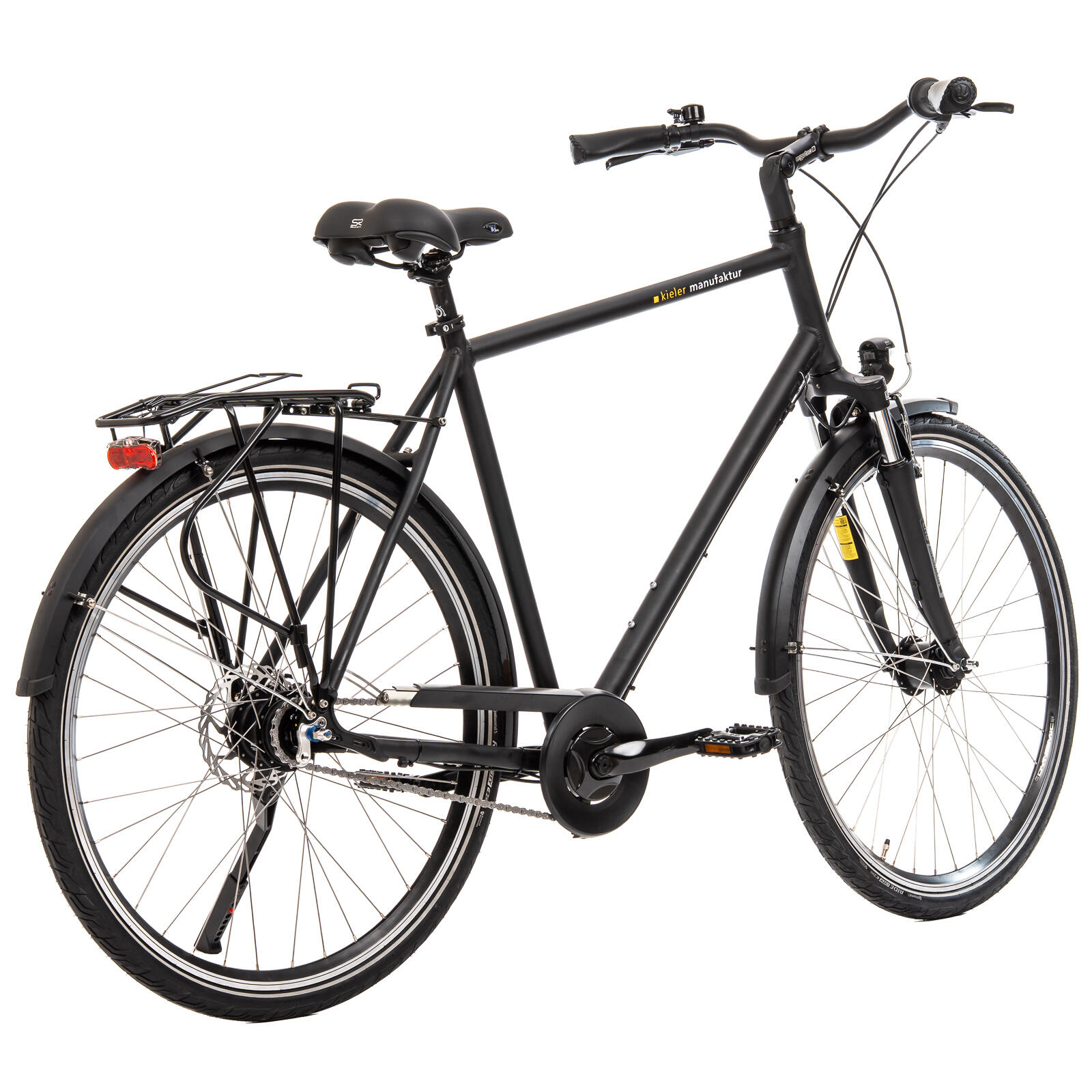 Refurbished, Bicicletta Kieler 1219 - 28 pollici, XL, nera 3/7