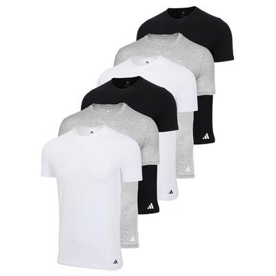 T-Shirt Herren 6er Pack Figurbetont-Crew Neck Shirt Active Core Cotton 6PK