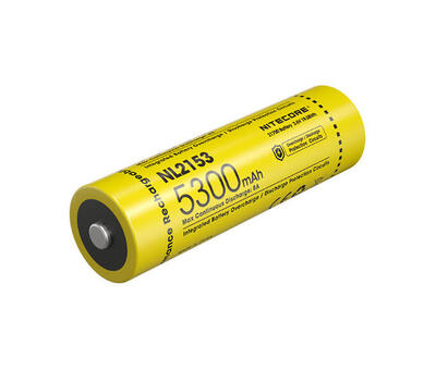 Nitecore nl2153 oplaadbare 21700 li-ion batterij 5300mah