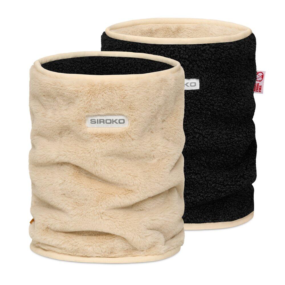 Siroko - Cache-cou Réversible En Sherpa Et Micropolaire Enfant Lifestyle Enfants Choice - Buff - Beige - Decathlon