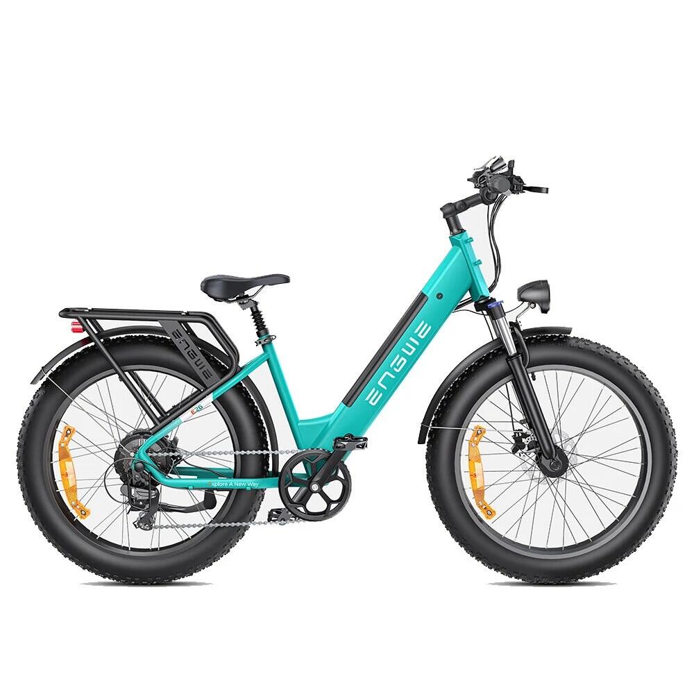 Engwe - Vélo Électrique Adulte Engwe E26 St Avec Batterie 48 V 16 Ah - Vélo Ville Longue Distance - Vert - 170cm - Decathlon