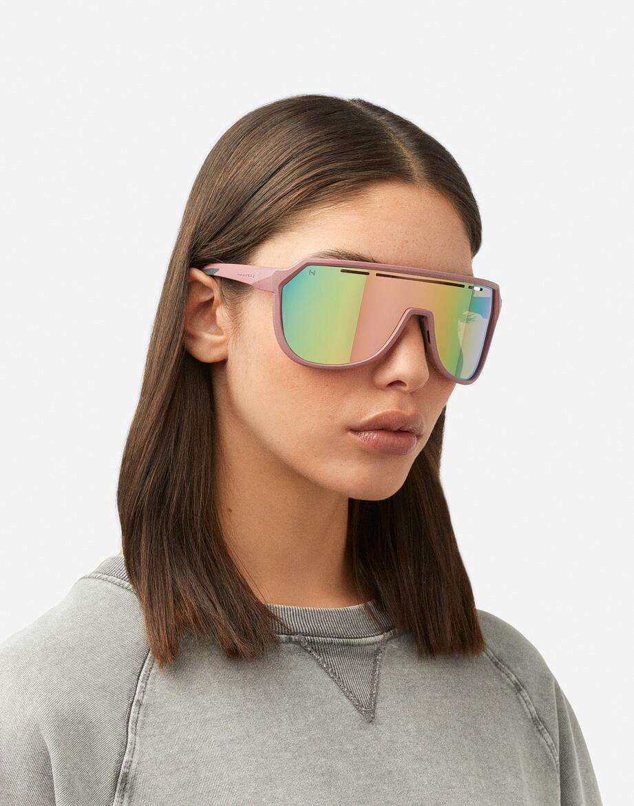 HAWKERS - Zonnebril voor Heren en Dames - FLY - PINK BROWN 5/8