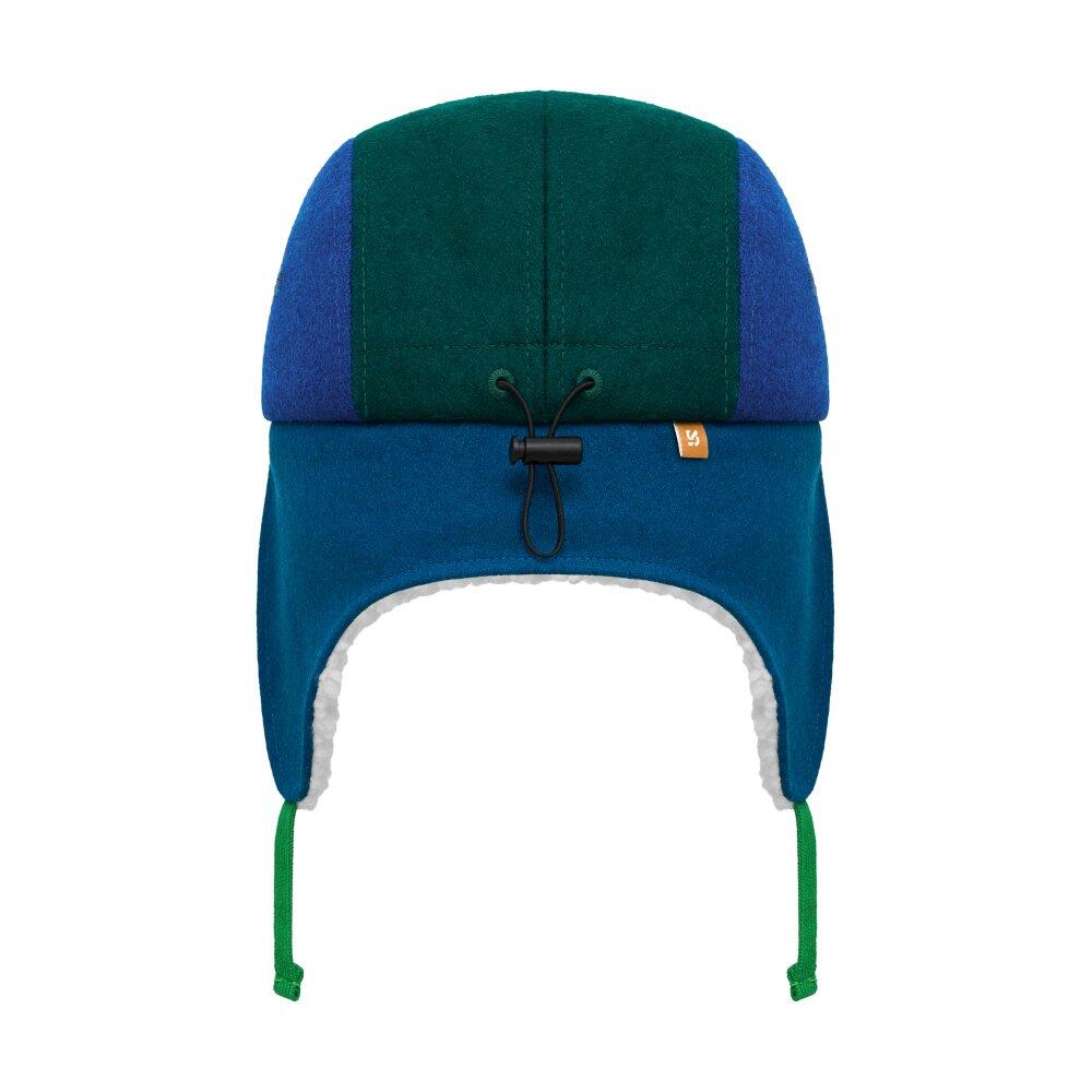 Gorra polar con orejeras niños lifestyle Niños y Niñas Flyer Dark Green Verde 3/7