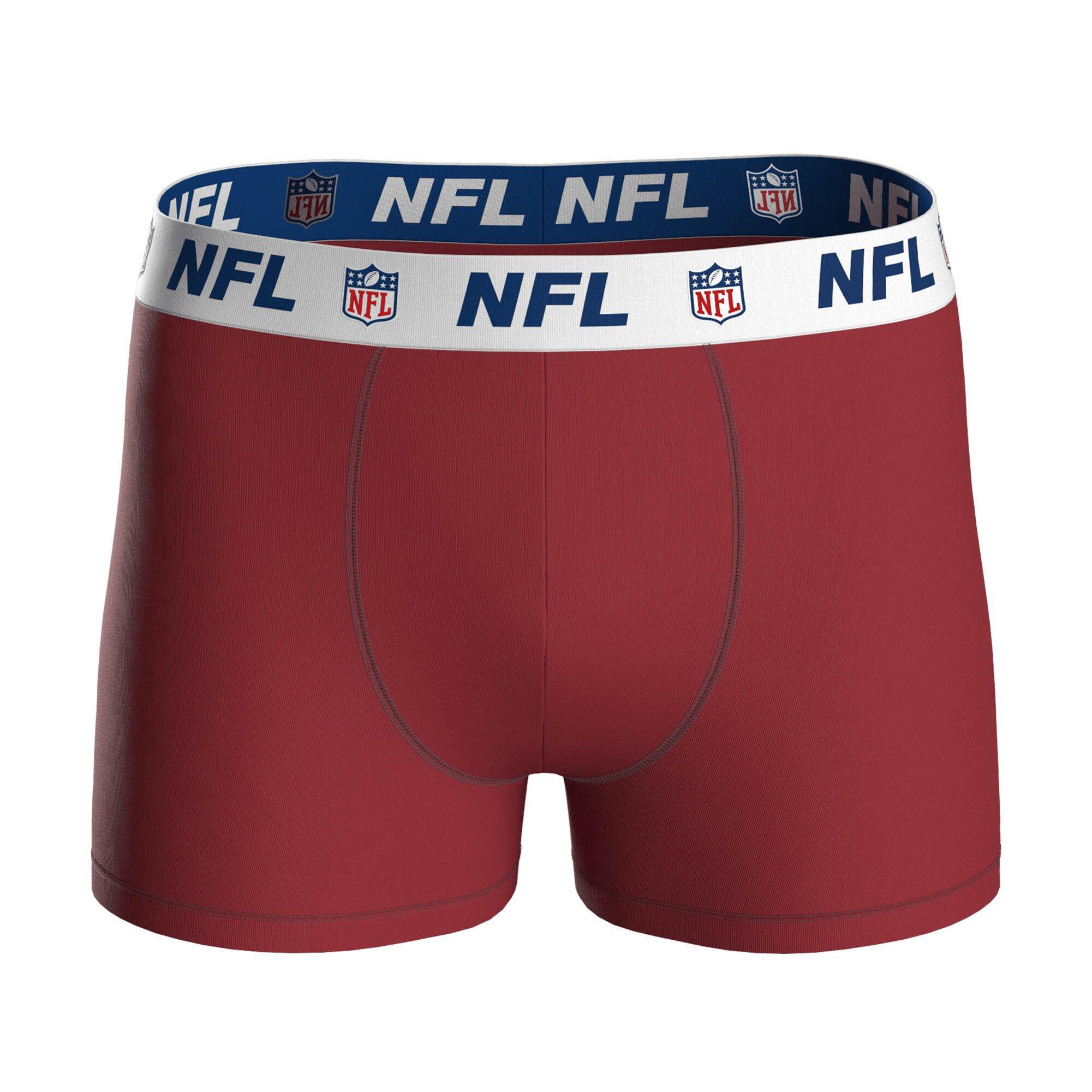 Calzoncillos Hombres Paquete de 3 Elástico-NFL SHIELD 3pk Boxers 5/7