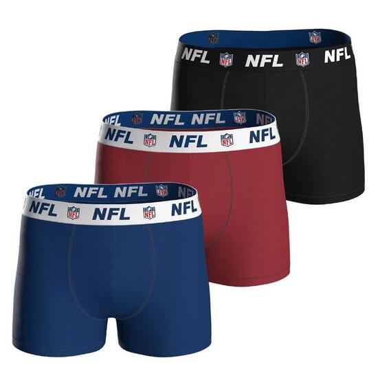 Boxer Hommes Paquet de 3 Stretch-NFL SHIELD 3pk Boxers