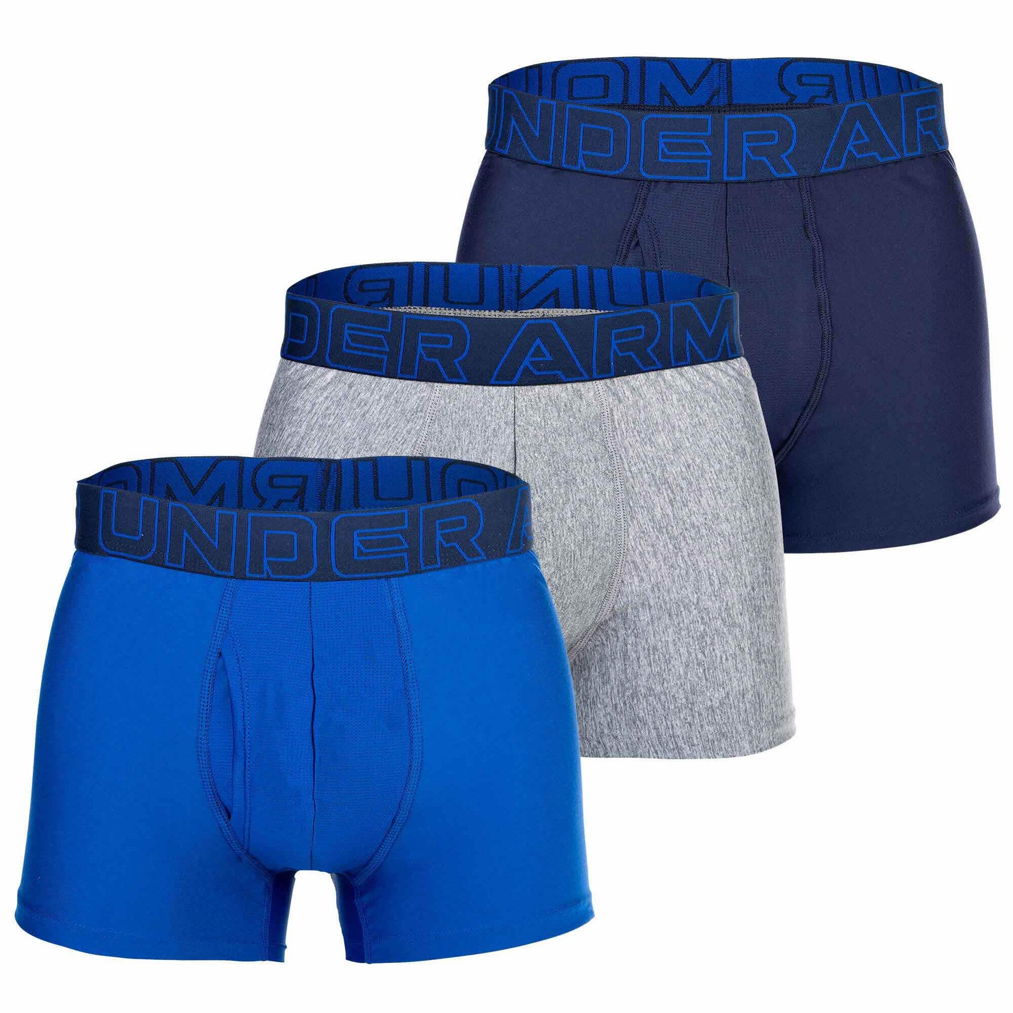 UNDER ARMOUR Boxershort Herren 3er Pack Figurbetont-UA PERFORMANCE TECH - SOLID 3 IN 3PK
