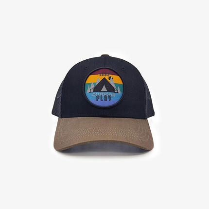 Tweekleurige trucker pet