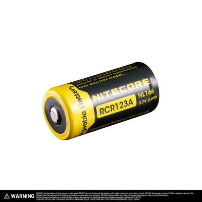 Nitecore oplaadbare rcr123a batterij 650mah