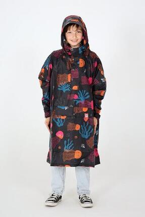 Kinder Regenponcho – Unisex - Jellow
