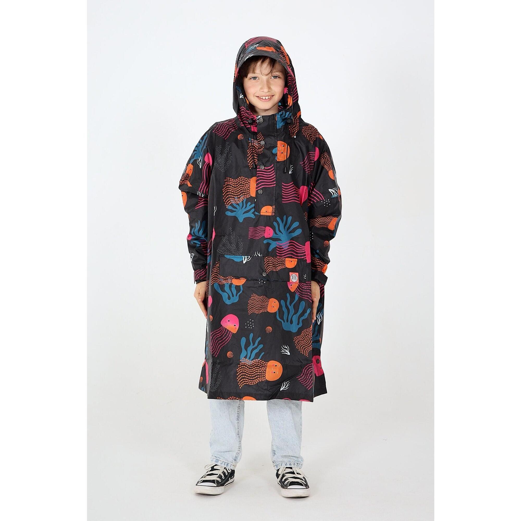 After Essentials - Poncho De Pluie Enfants - Unisexe - Jellow - Coupe-pluie - Noir - No Size - Decathlon