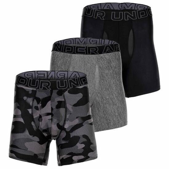 Boxershort Herren 3er Pack Figurbetont-UA PERFORMANCE TECH - PRINT 6 IN 3PK