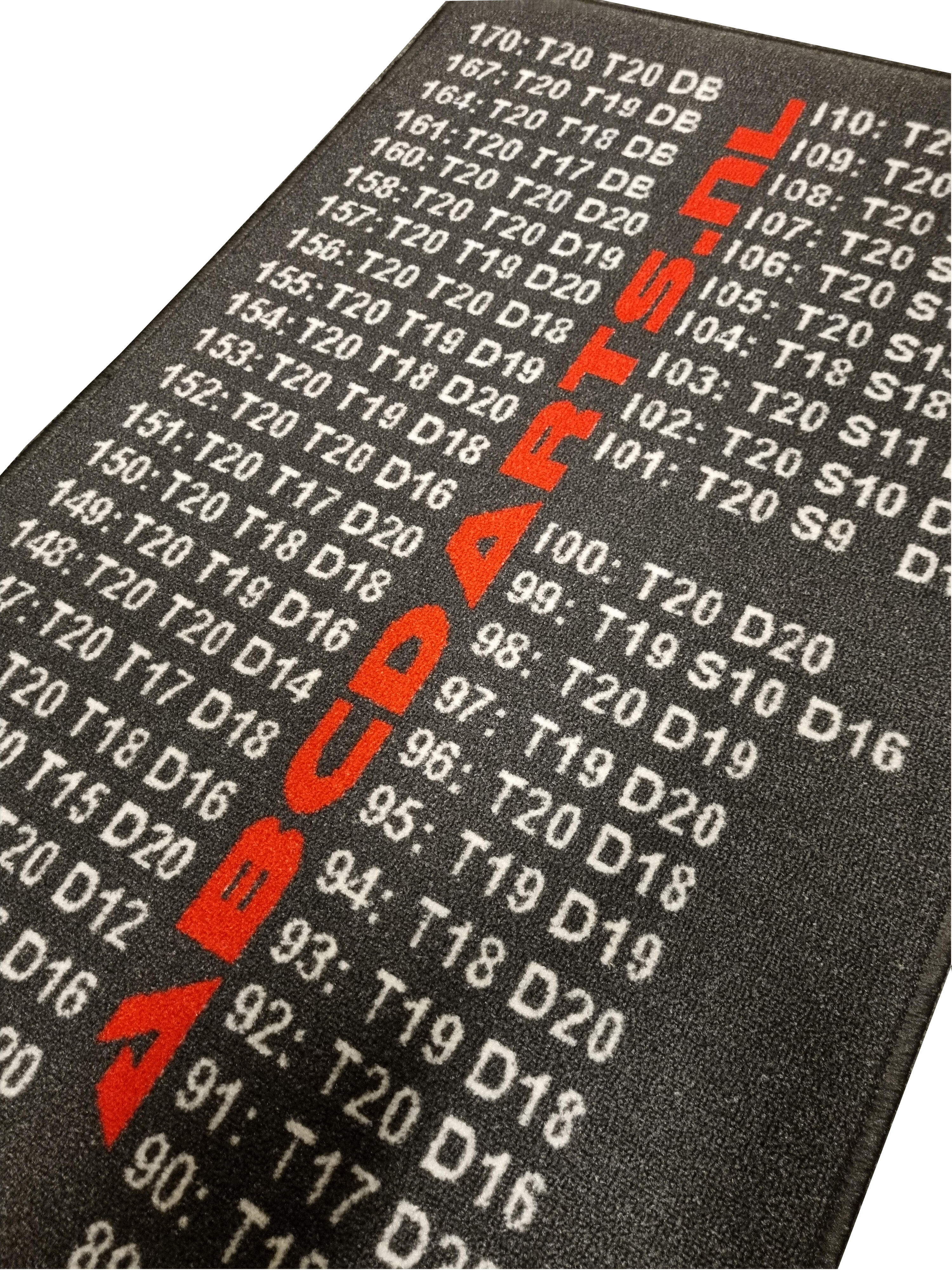 Dartmat XXL Antracite Finish - 300 x 80 cm 2/2