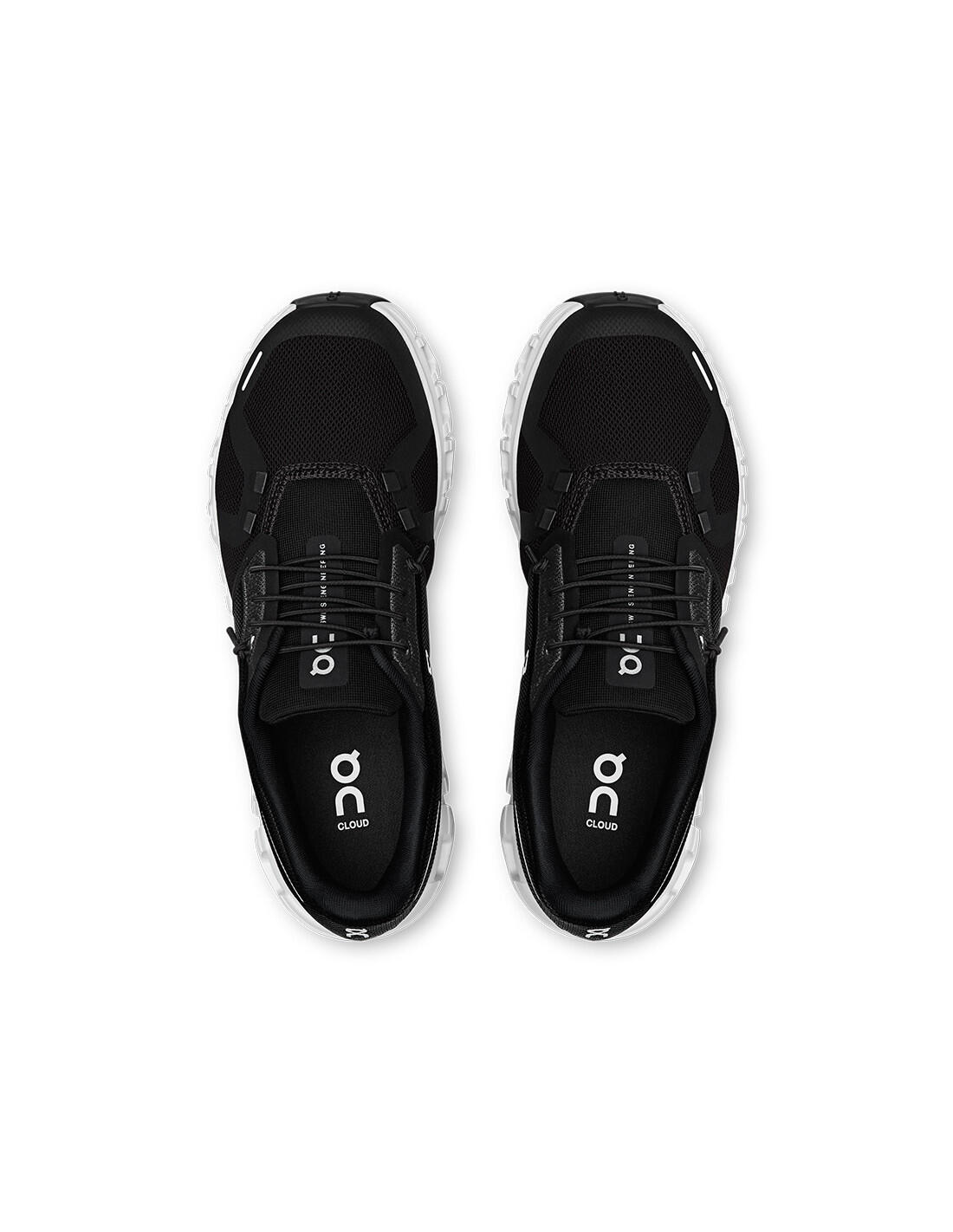Laufschuhe Frau On Running Cloud 6 Schwarz 4/7