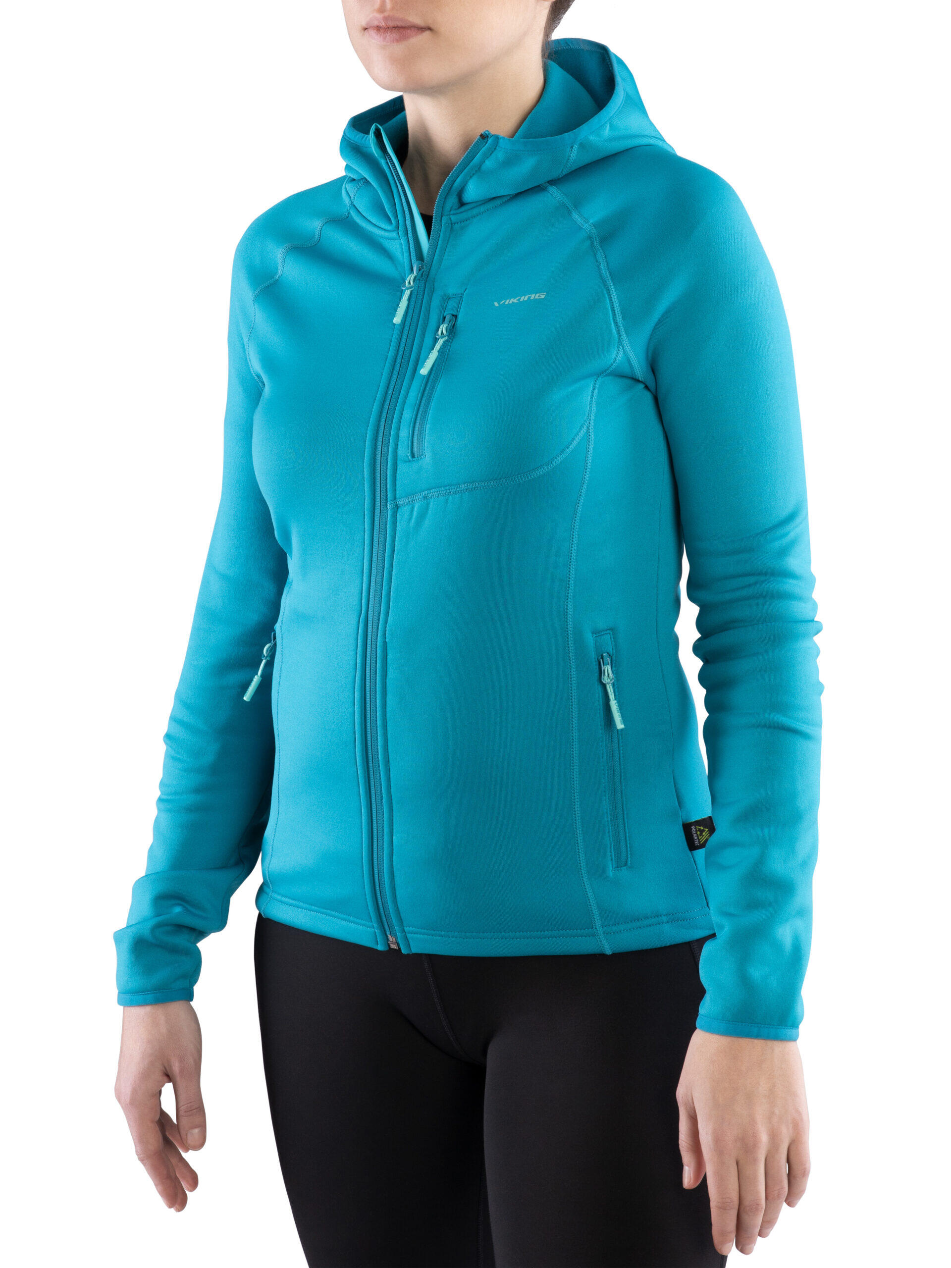 Bluza trekkingowa techniczna damska Viking Jukon Hoodie z kapturem na zamek