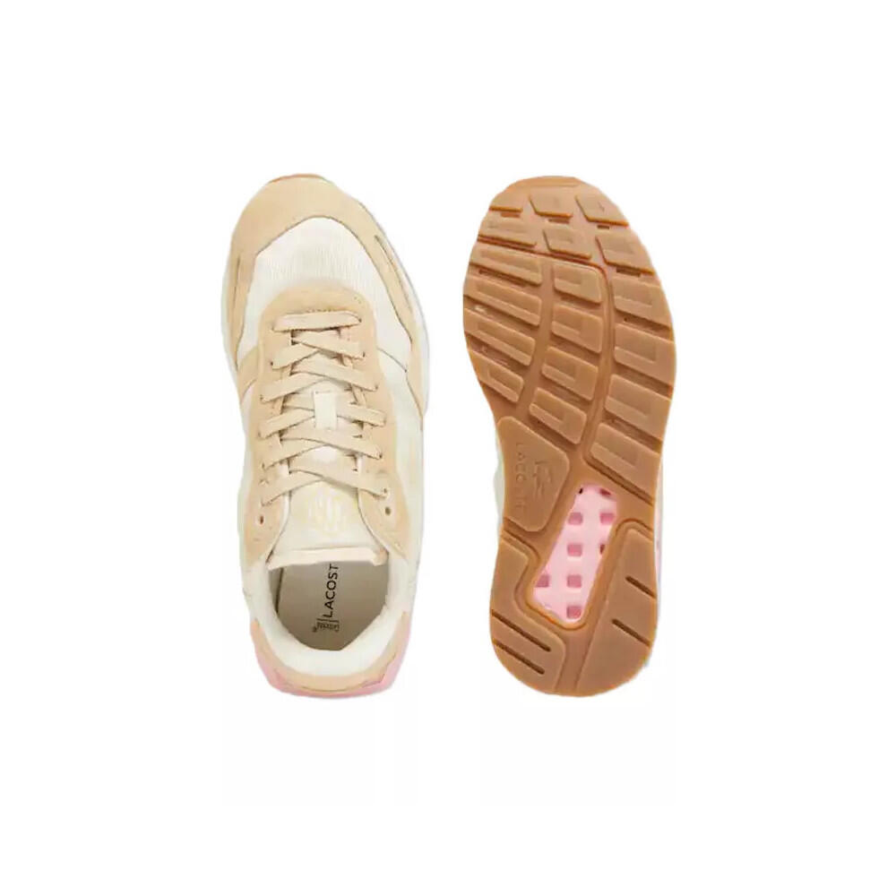 Scarpe Da Ginnastica Lacoste Modello Partner Colore Beige 3/6