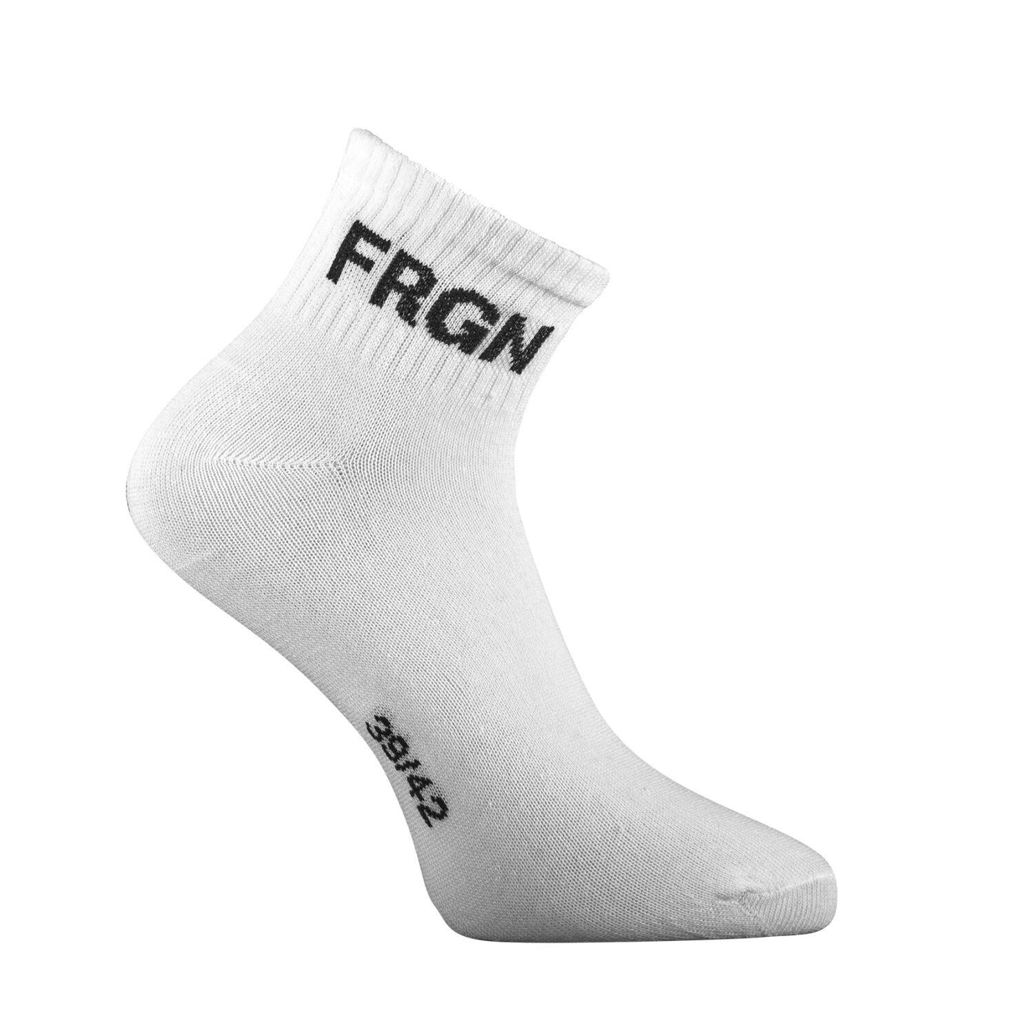 Lot de 6 paires de chaussettes quarter homme Freegun blanc 2/3