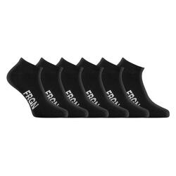 Lot de 6 paires de chaussettes tiges courtes junior Freegun noir