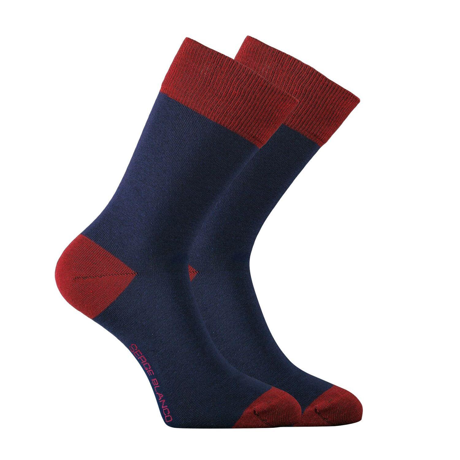 Lot de 9 Paires de Chaussettes de ville coton homme peigné doux 4/5