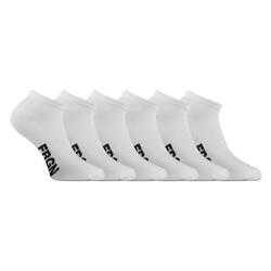 Lot de 6 paires de chaussettes tiges courtes junior Freegun blanc