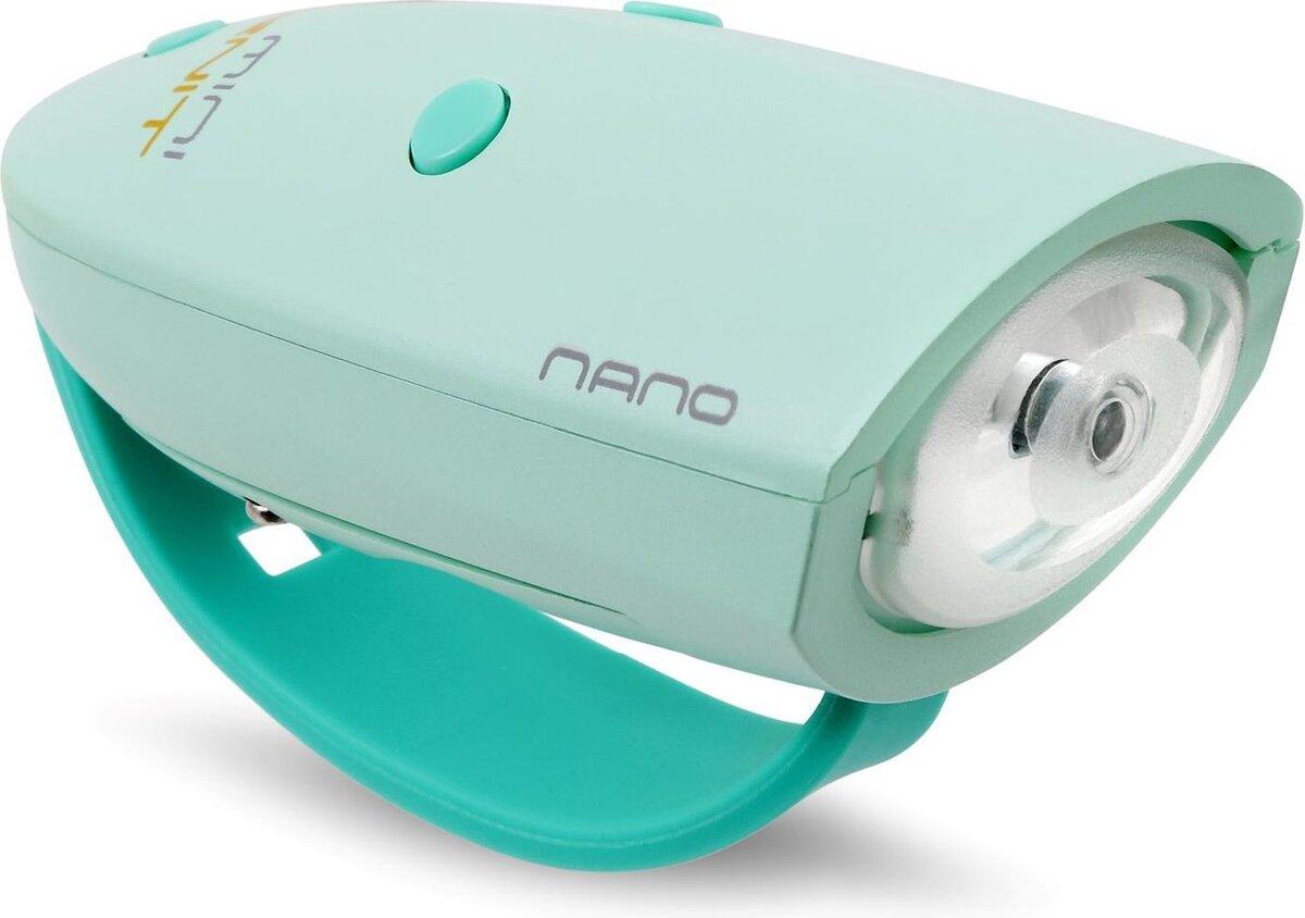 Mini Hornit Nano – Campanello e luce per bici e monopattino - Verde 2/6