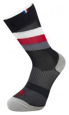 Calze Rafa'l Stripes Nere / Bianche / Rosse
