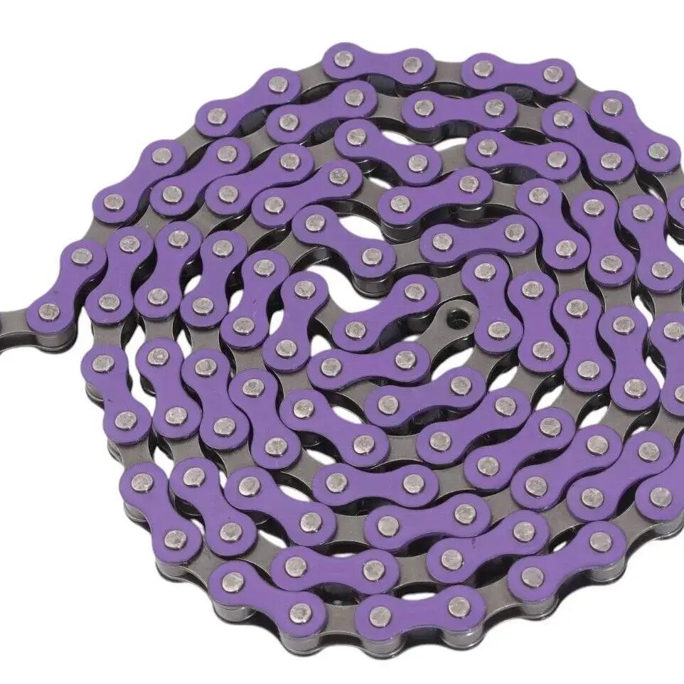BMX CHAIN PURPLE 1/2‘ x 1/8’ STEEL KHEBIKES