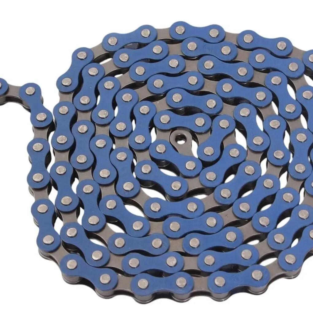 BMX CHAIN BLUE 1/2‘x1/8’ STEEL KHEBIKES