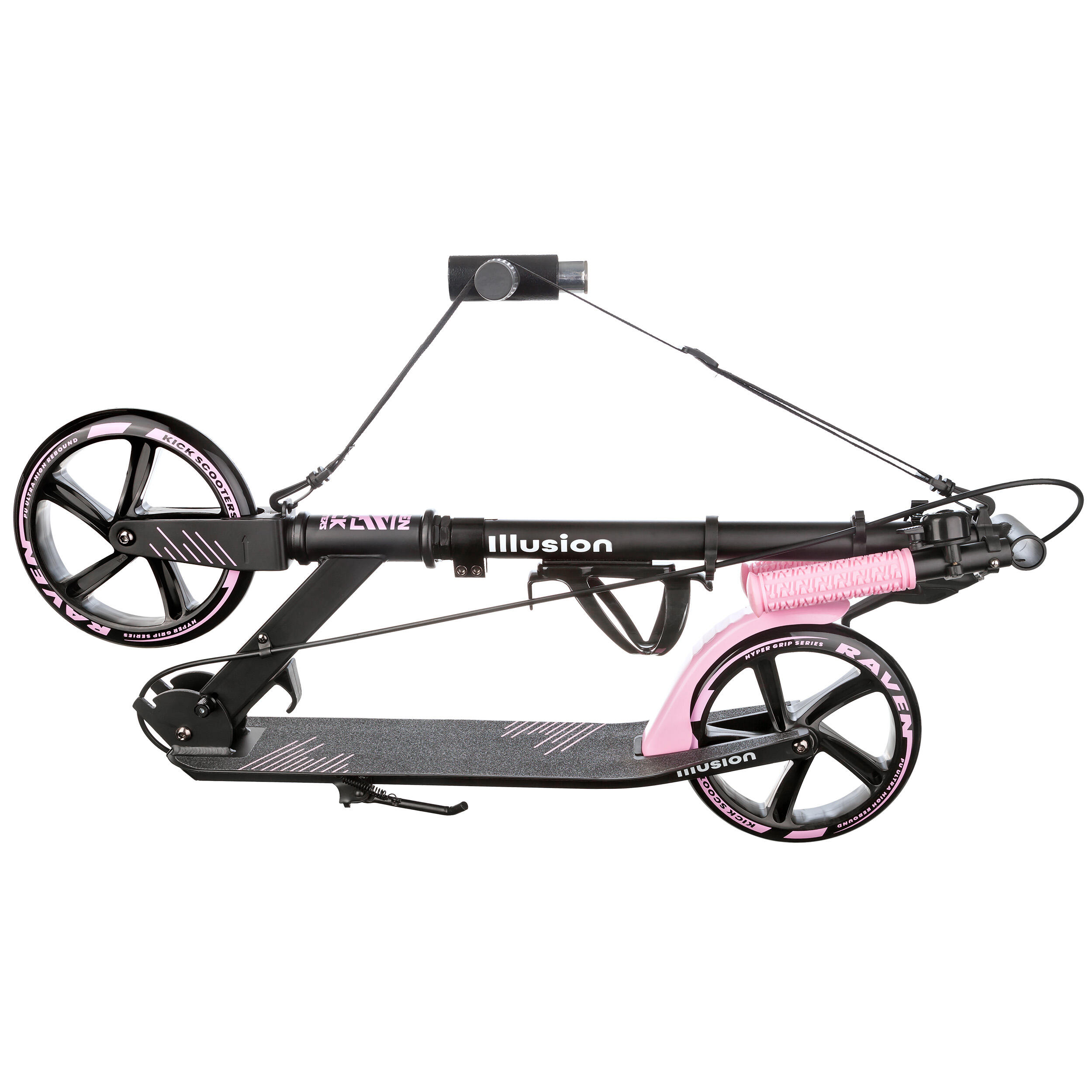 Trotinete Raven Illusion 200mm com travão, campainha e suporte para garrafas 2/7