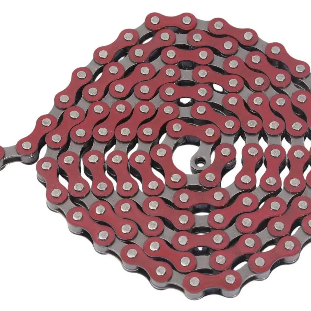 BMX CHAIN RED 1/2‘x1/8’ STEEL KHEBIKES