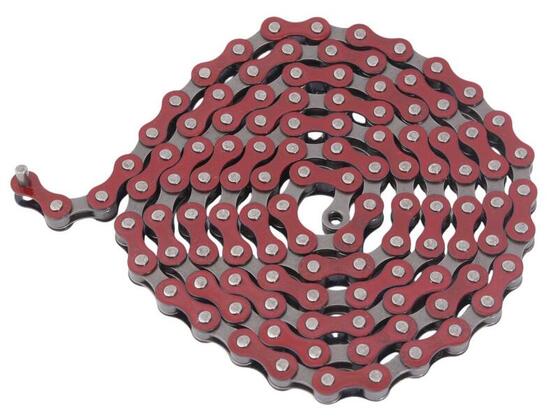 CATENA BMX NERA 1/2 "x1/8" ACCIAIO KHEBIKES