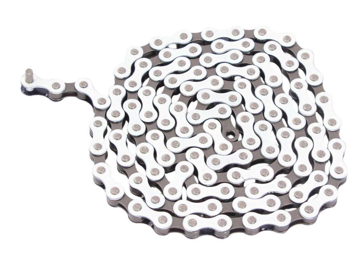 KHEBIKES CATENA BMX BIANCO 1/2 "x1/8" ACCIAIO KHEBIKES
